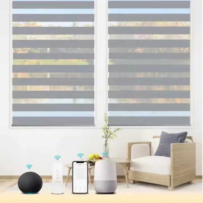 Smart Motorized Zebra Blinds™