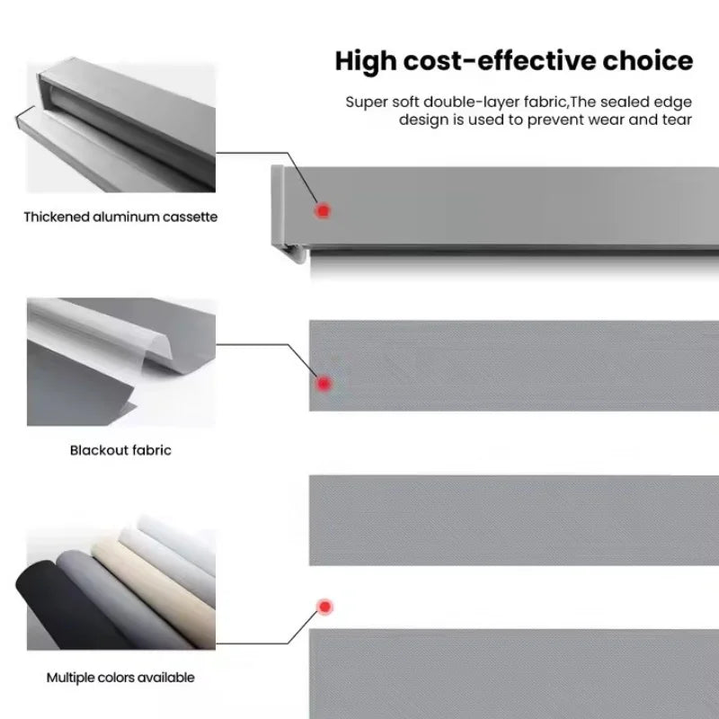 Smart Motorized Zebra Blinds™