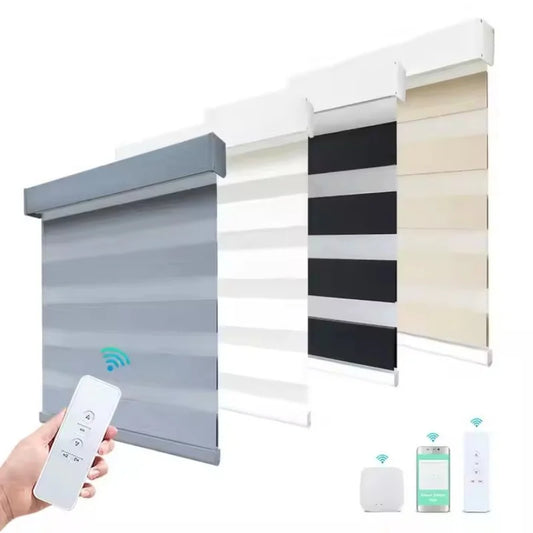 Smart Motorized Zebra Blinds™