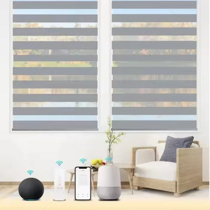 Smart Motorized Zebra Blinds™