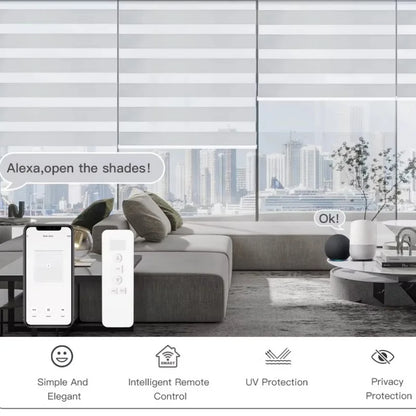 Smart Motorized Zebra Blinds™